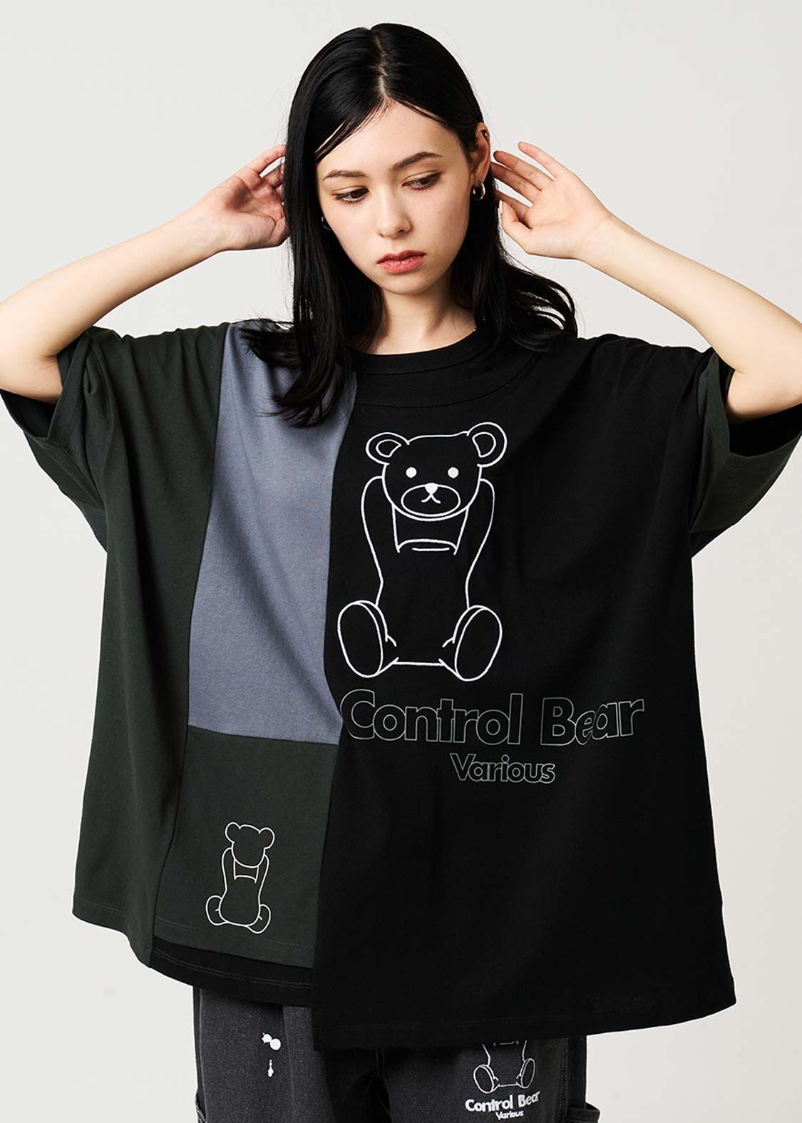 日本預訂 graniph GH Control Bear | Wide Silhouette T-Shirt