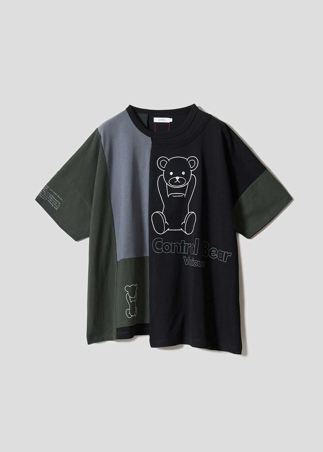 日本預訂 graniph GH Control Bear | Wide Silhouette T-Shirt