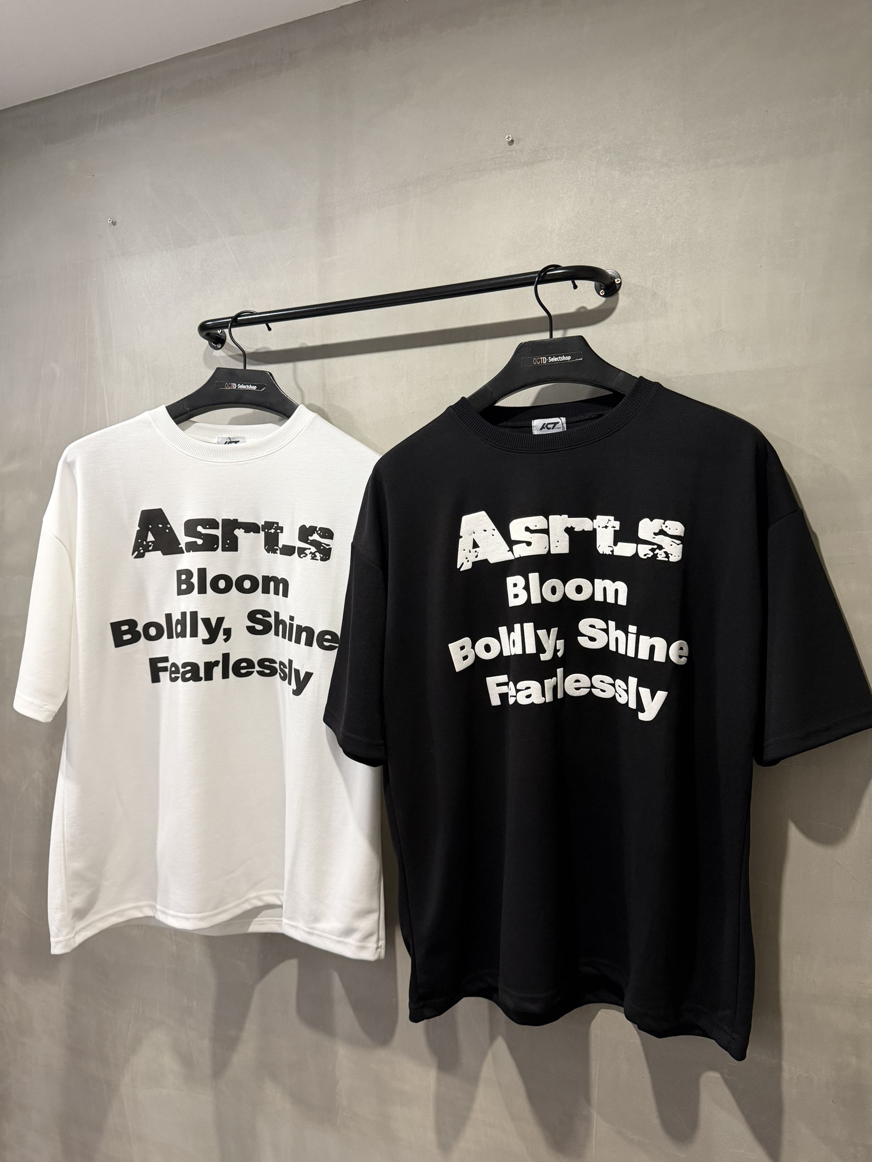 ASTRS美式復古發泡短 T