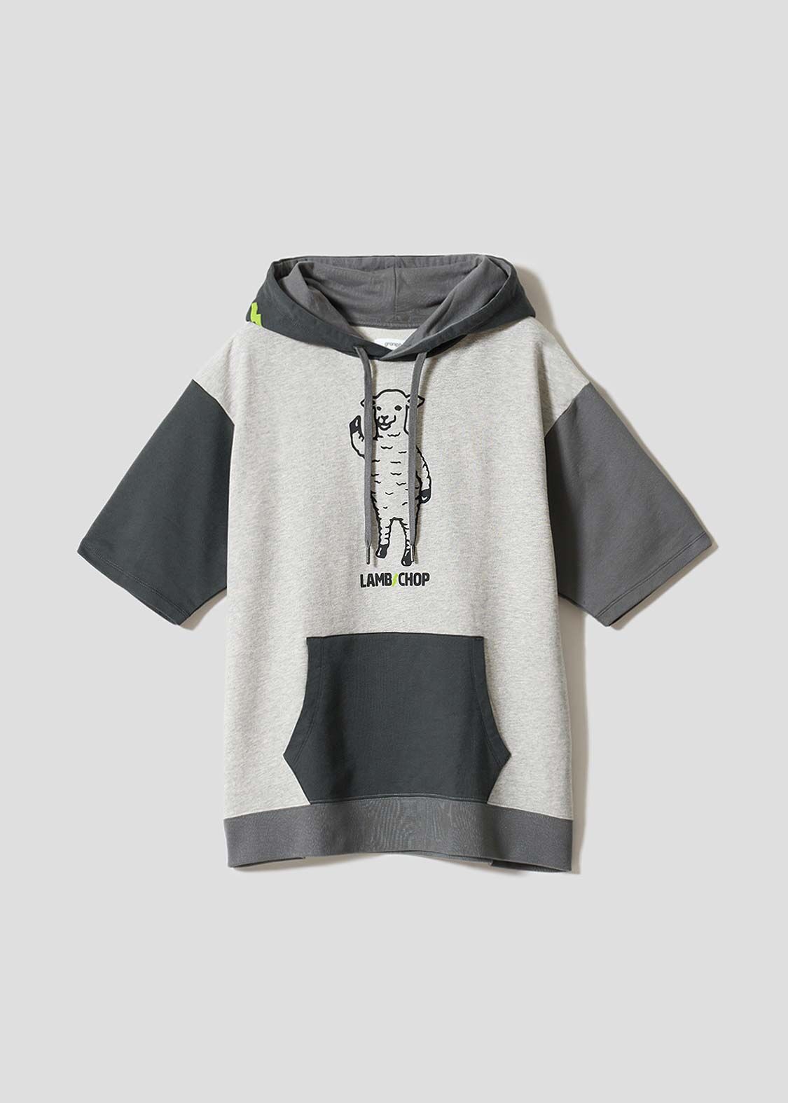 日本預訂 graniph GH Lamb chops | Short-sleeved hoodie