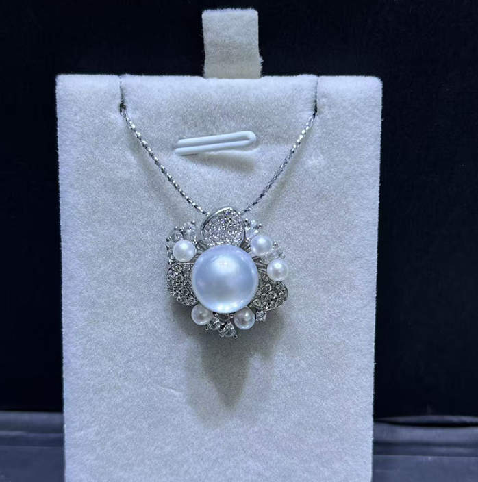 F26 "海水澳白珍珠吊墜  (送銀鏈)" (63YS1680A1555) 10-11mm白色 S925銀 $3888