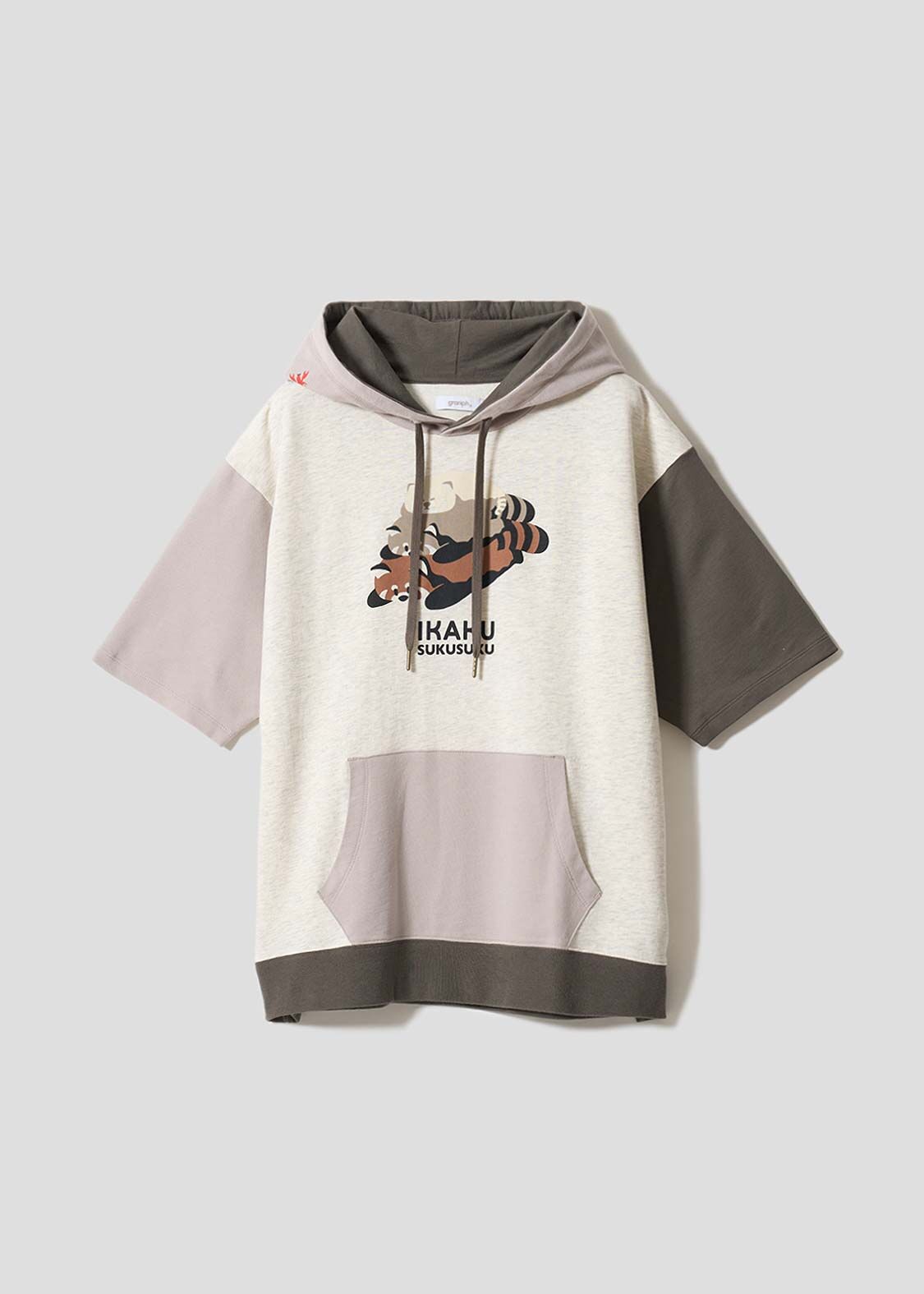 日本預訂 graniph GH Ikakuseichou | Short-sleeved hoodie
