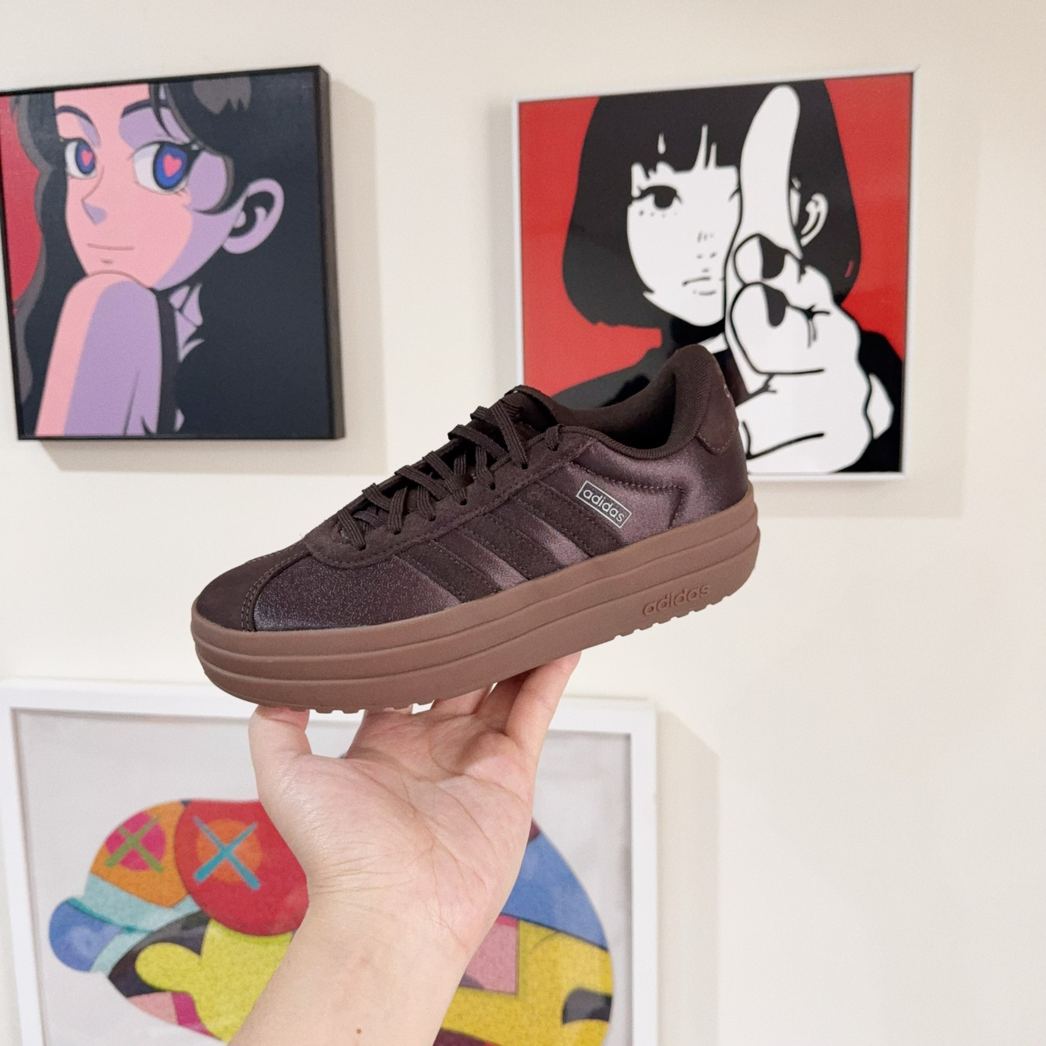 Adidas VL Court Bold 日本新款 巧克力 棕色 結構 增高 厚底 復古鞋 IH4251