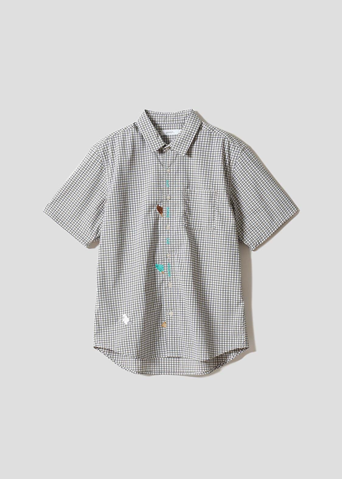 日本預訂 graniph GH Icebon | Check Short-Sleeve Shirt DRY(吸水速乾)