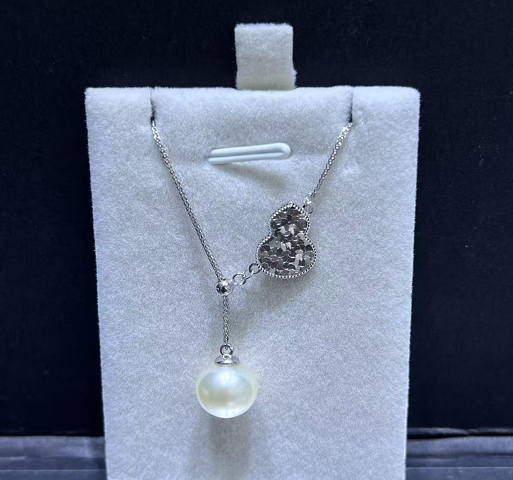 F31 海水澳白珍珠頸鏈 (63YS800A1623) 10-11mm白色 S925銀 $1838