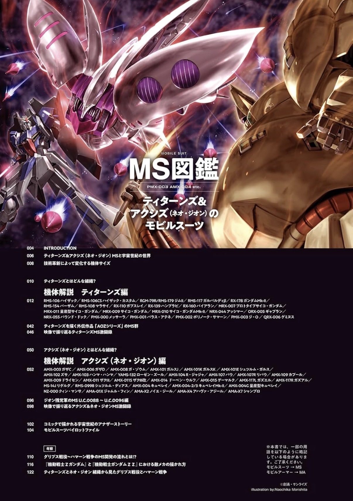 預訂 MS図鑑　ティターンズ＆アクシズのモビルスーツ　U.C.0087-88