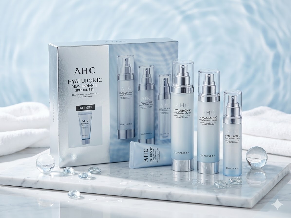 【直播】AHC LX032102 Hyaluronic Dewy Radiance Special Set 玻尿酸補水透亮套裝