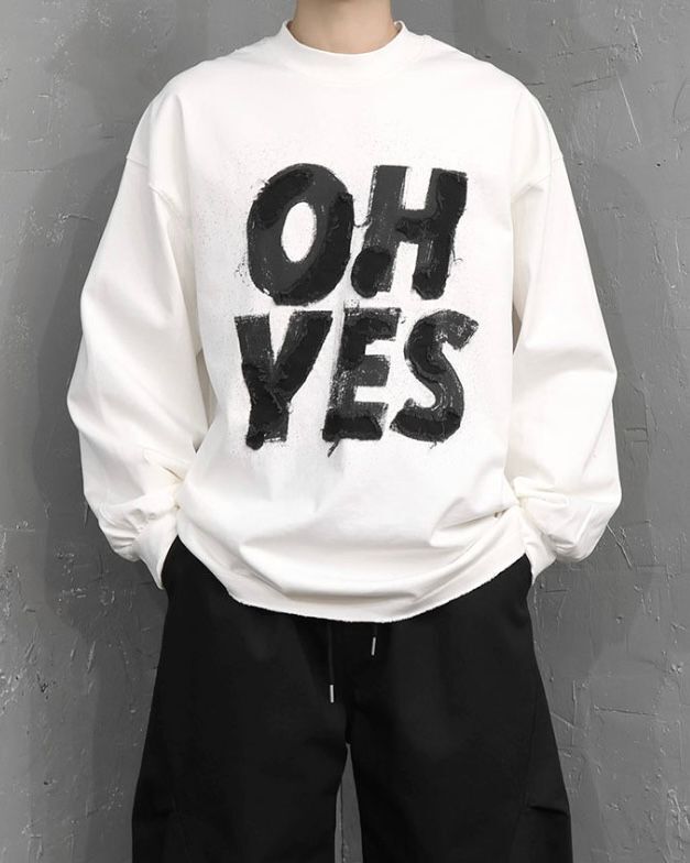 英文字長袖衫 VAMPIRE-011T