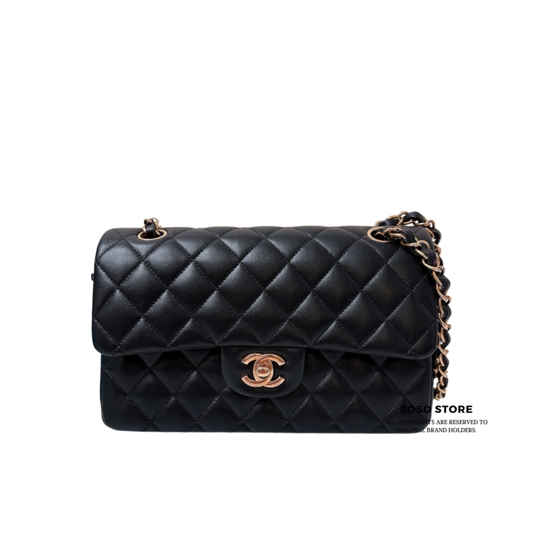Chanel Classic Double Flap bag - Black / GHW