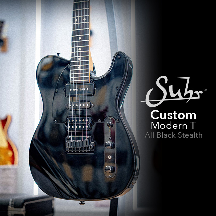 Suhr Custom Modern T Black Stealth 電吉他 John Suhr 監製