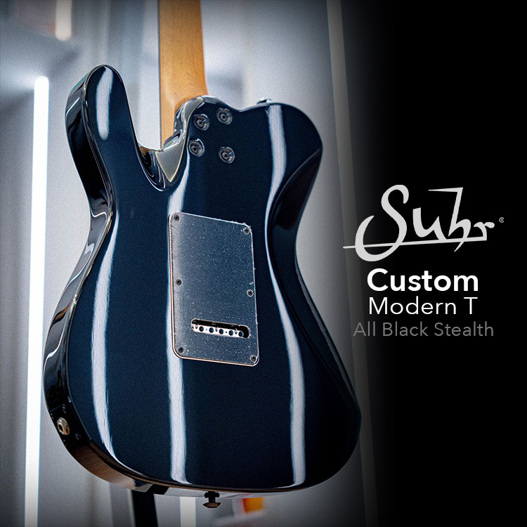 Suhr Custom Modern T Black Stealth 電吉他 John Suhr 監製