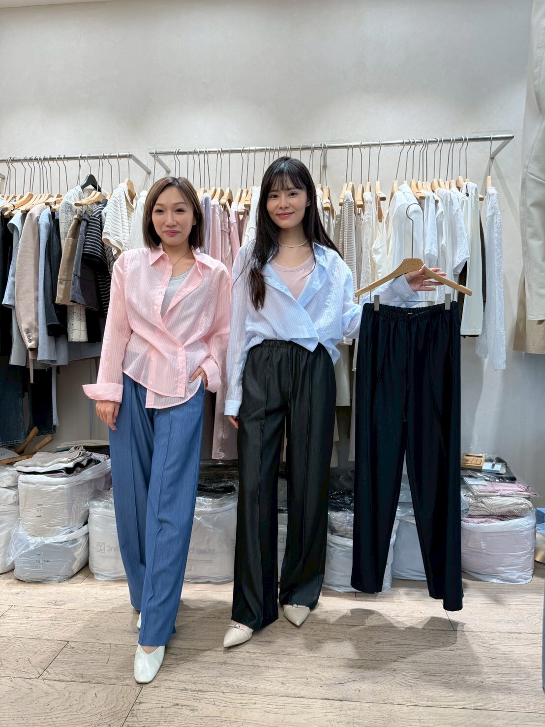 SG6032 清爽休閒橡筋腰牛仔褲