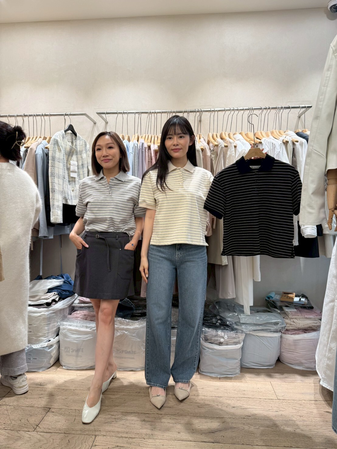 SG6017 間紋polo領短Tee