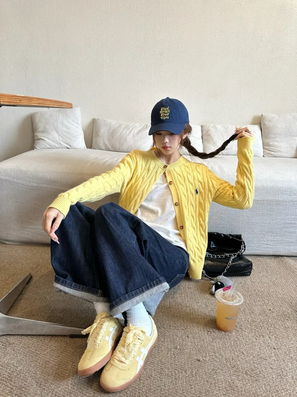 Onitsuka Tiger Tokuten 鬼塚虎 德訓鞋 檸檬黃 奶油白 小雞黃 焦糖底 格紋 男女鞋 1183C562-750 / 預購