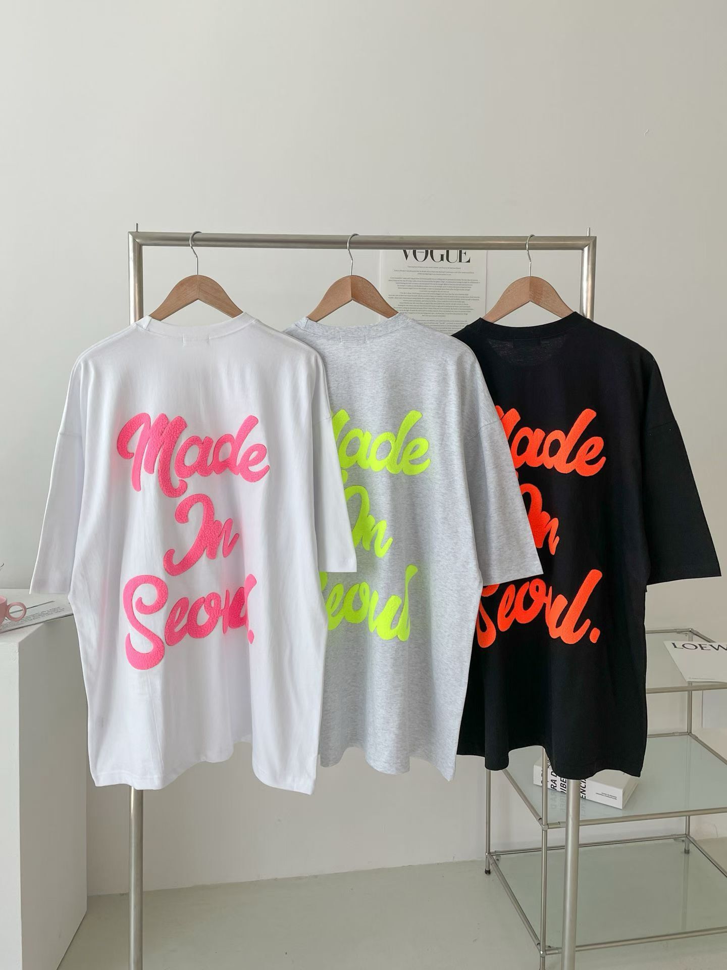 Oversize英文字短袖Tee T4874