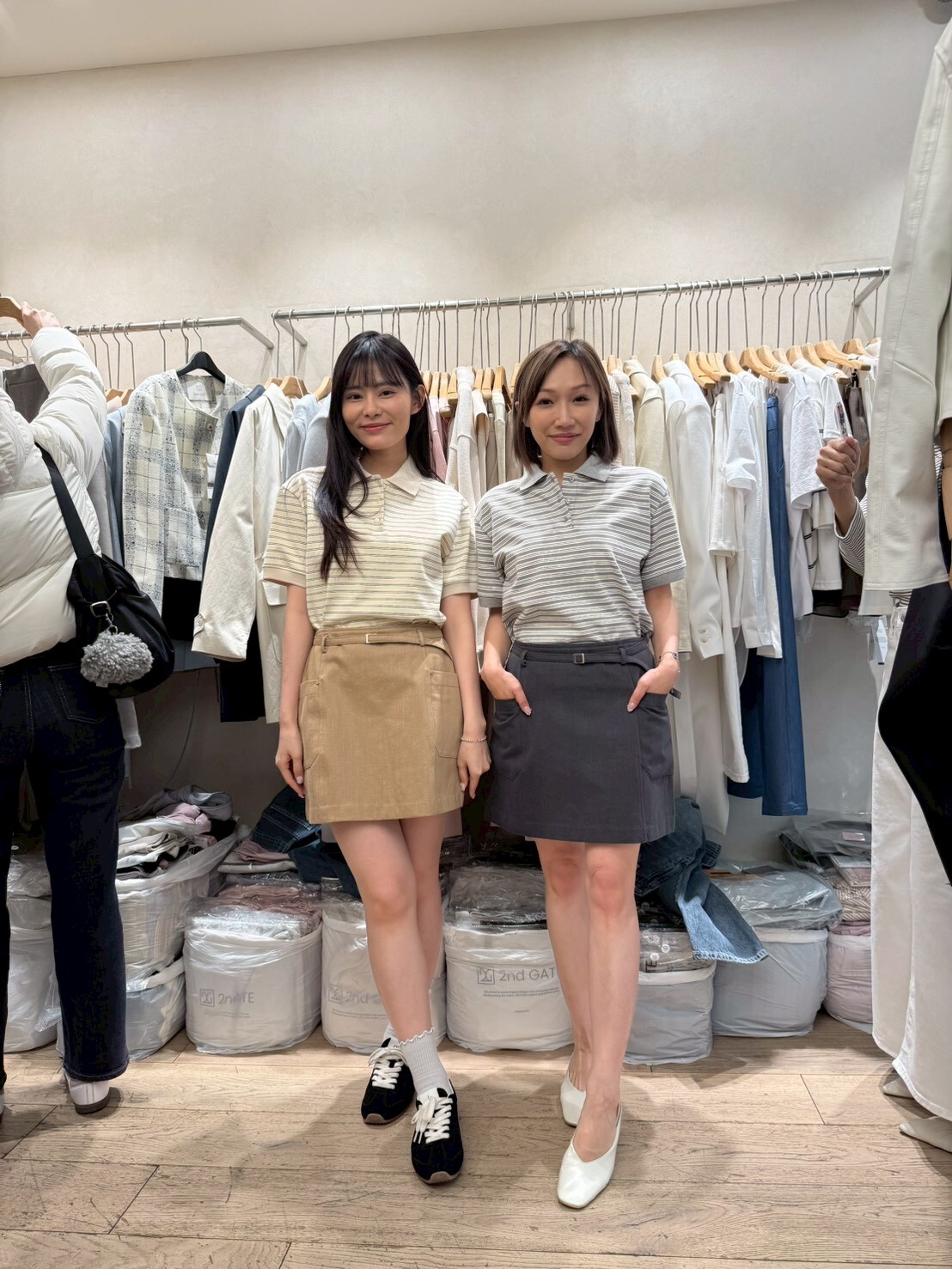 SG6003 帶皮帶前口袋迷你裙