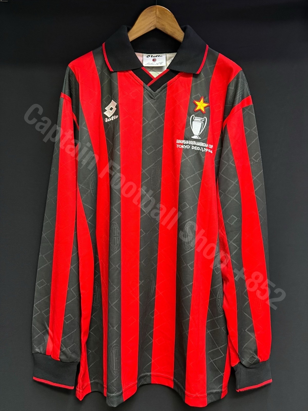 AC Milan 1994 Toyota Cup Lotto L/S Home Shirt