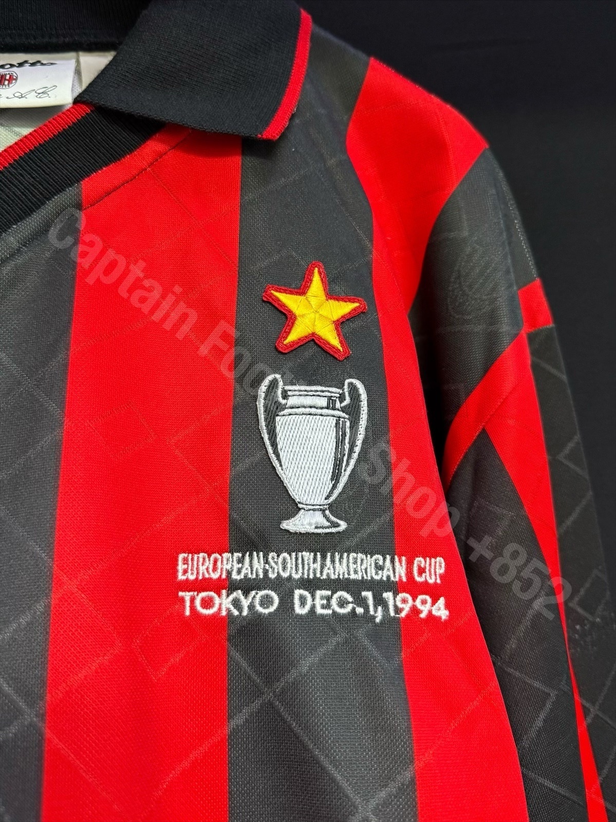 AC Milan 1994 Toyota Cup Lotto L/S Home Shirt
