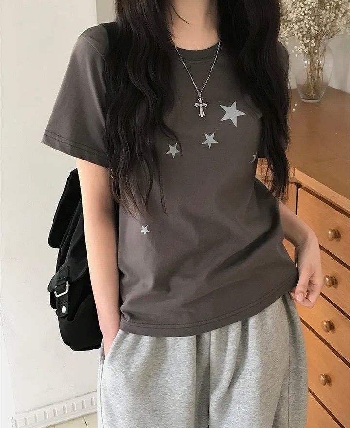 【25.3 完額外95折優惠預訂】KOREA LITTLE STAR TEE（3色）