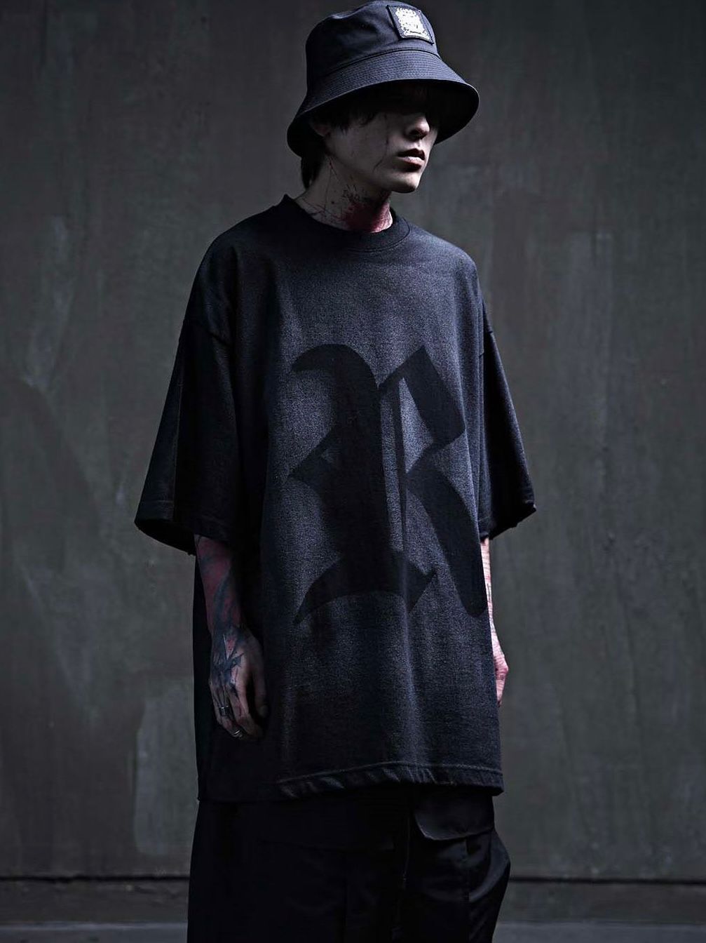 OverSize英文字短袖Tee 3.14-028T