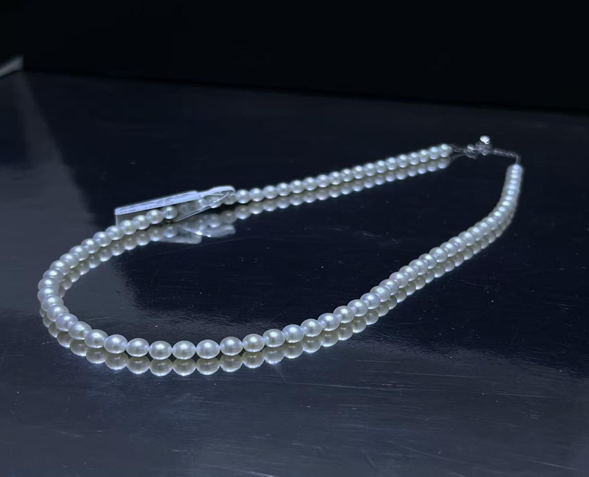 F51 珍珠串鏈5-5.5mm (63YS150A0413) 白色 S925銀 $588
