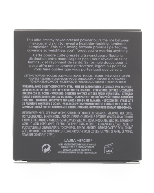 【預購】H032165  LAURA MERCIER 純淨無瑕柔霧粉餅