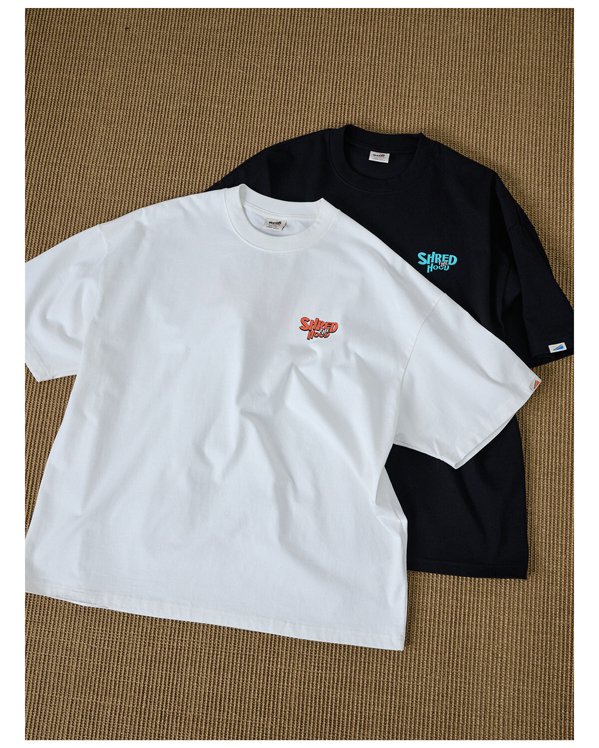 Broshood 日系寬鬆街頭卡通單車短T 26SS24