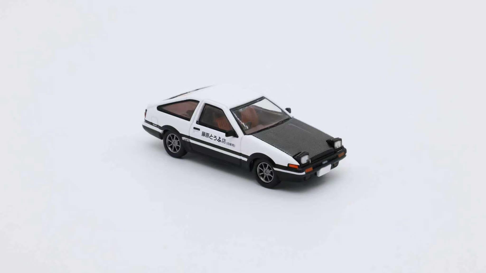 1/64 Sonic Gear Toyota Sprinter Trueno GT Apex AE86 Fujiwara Tofu Shop with Carbon Bonnet (SGTAE86FC )