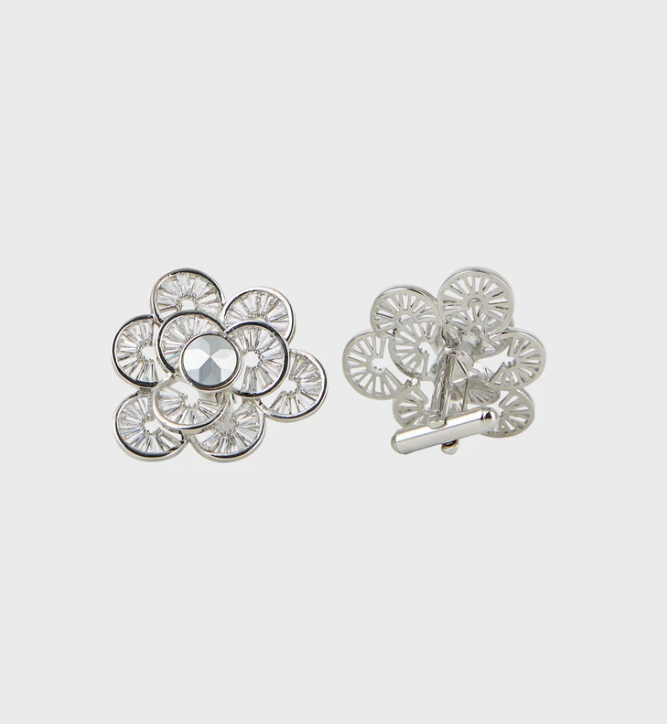 1AF0323-167 [ANNE FONTAINE] Allegra Cufflinks Silver #H25A033900 (EU)