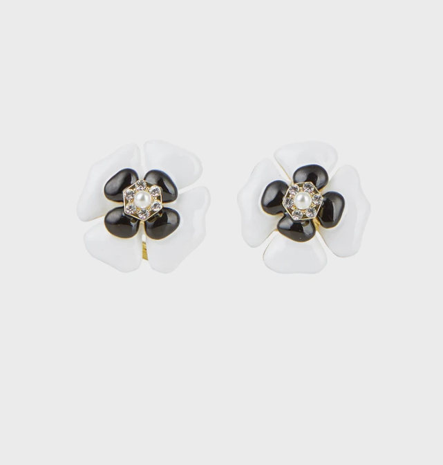 1AF0323-169 [ANNE FONTAINE] Aroma Cufflinks Black/White #H25A03400 (EU)