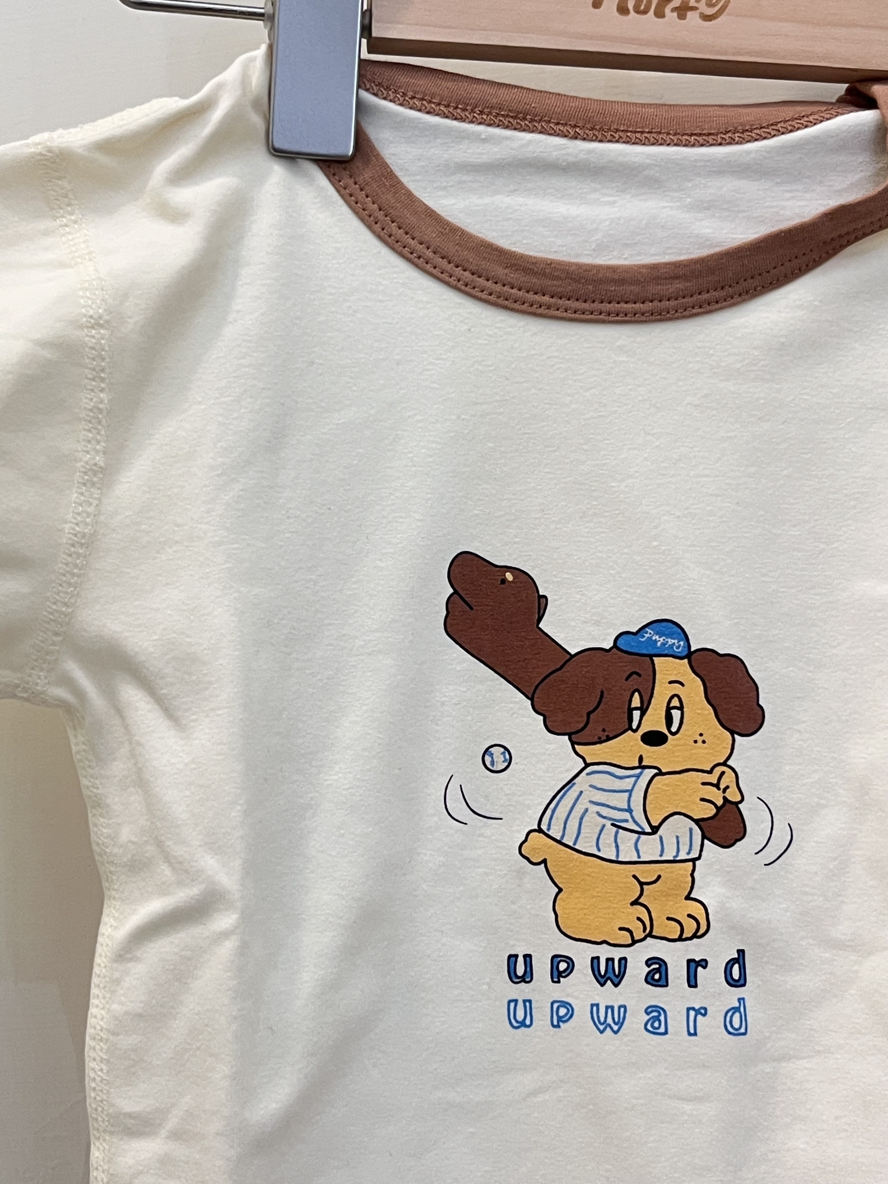 小狗打棒球睡衣