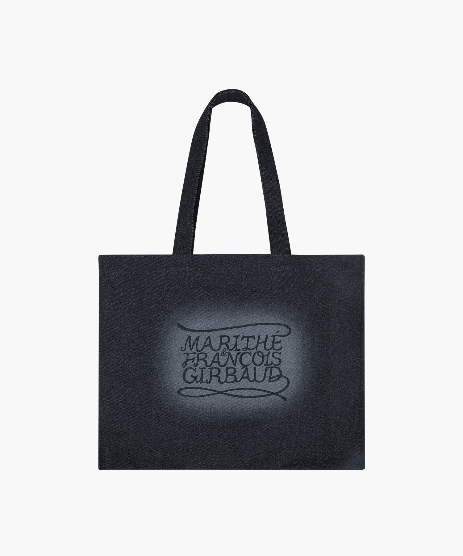 【入LIVECODE一件減至$308😱🔥！】【2026首次春夏封館😍】【MFG】DRAWING CLASSIC LOGO DENIM ECO BAG (Dark Blue/Light Blue)