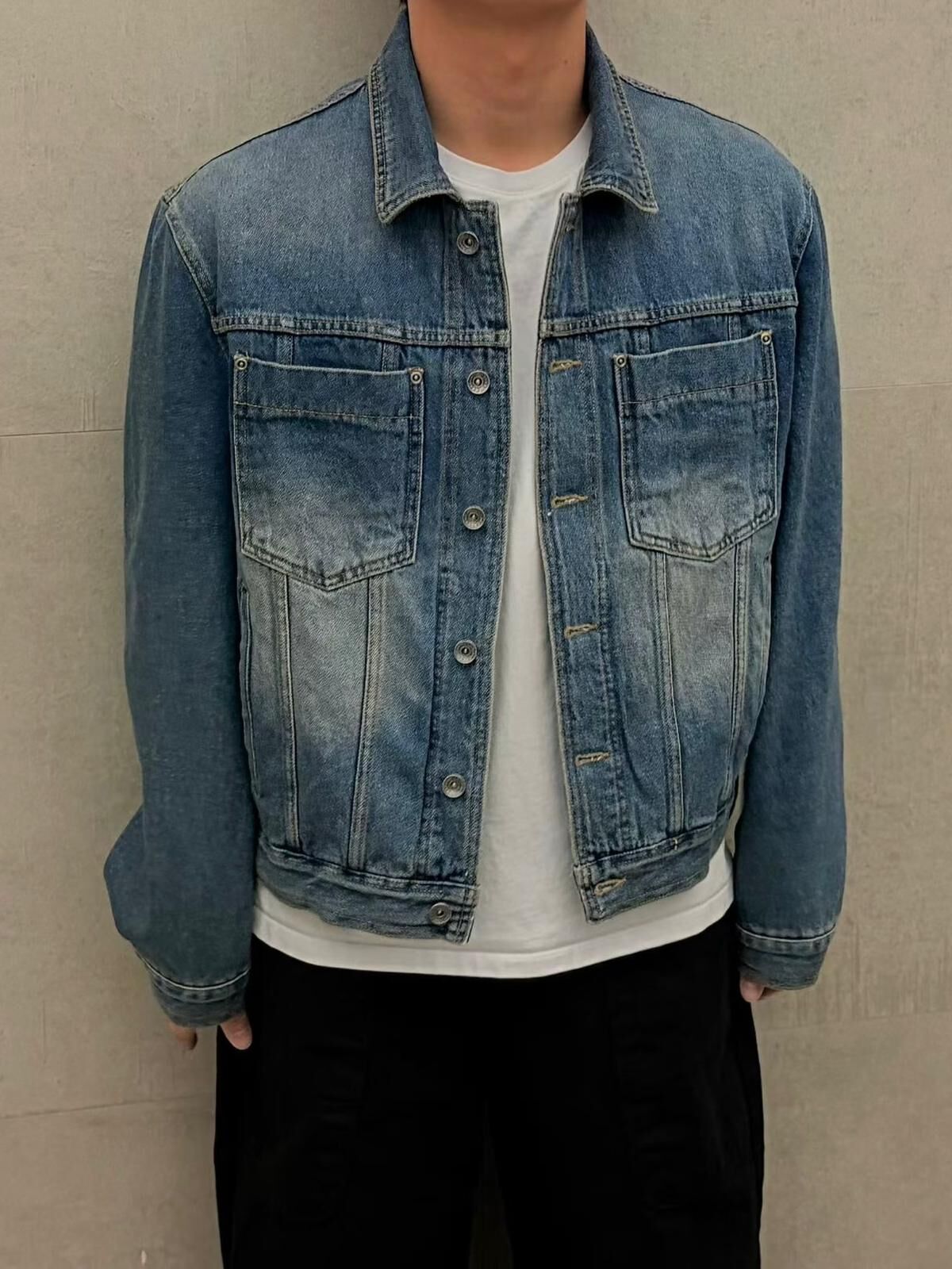 洗水開胸牛仔褸 PULSE-213JK