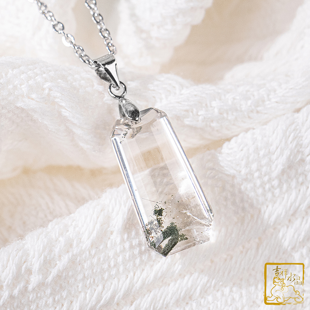 綠幽靈項鍊 4g 無事牌墜