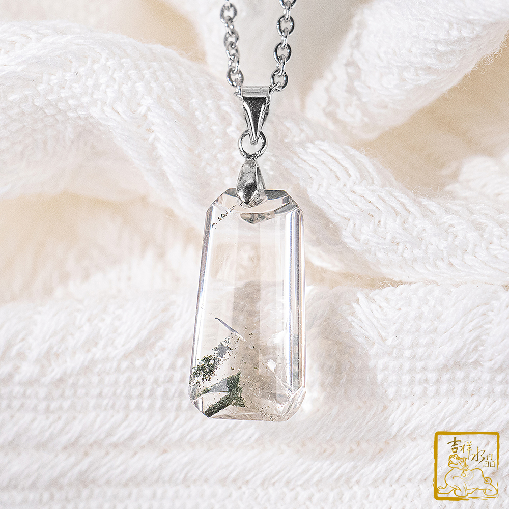 綠幽靈項鍊 4g 無事牌墜