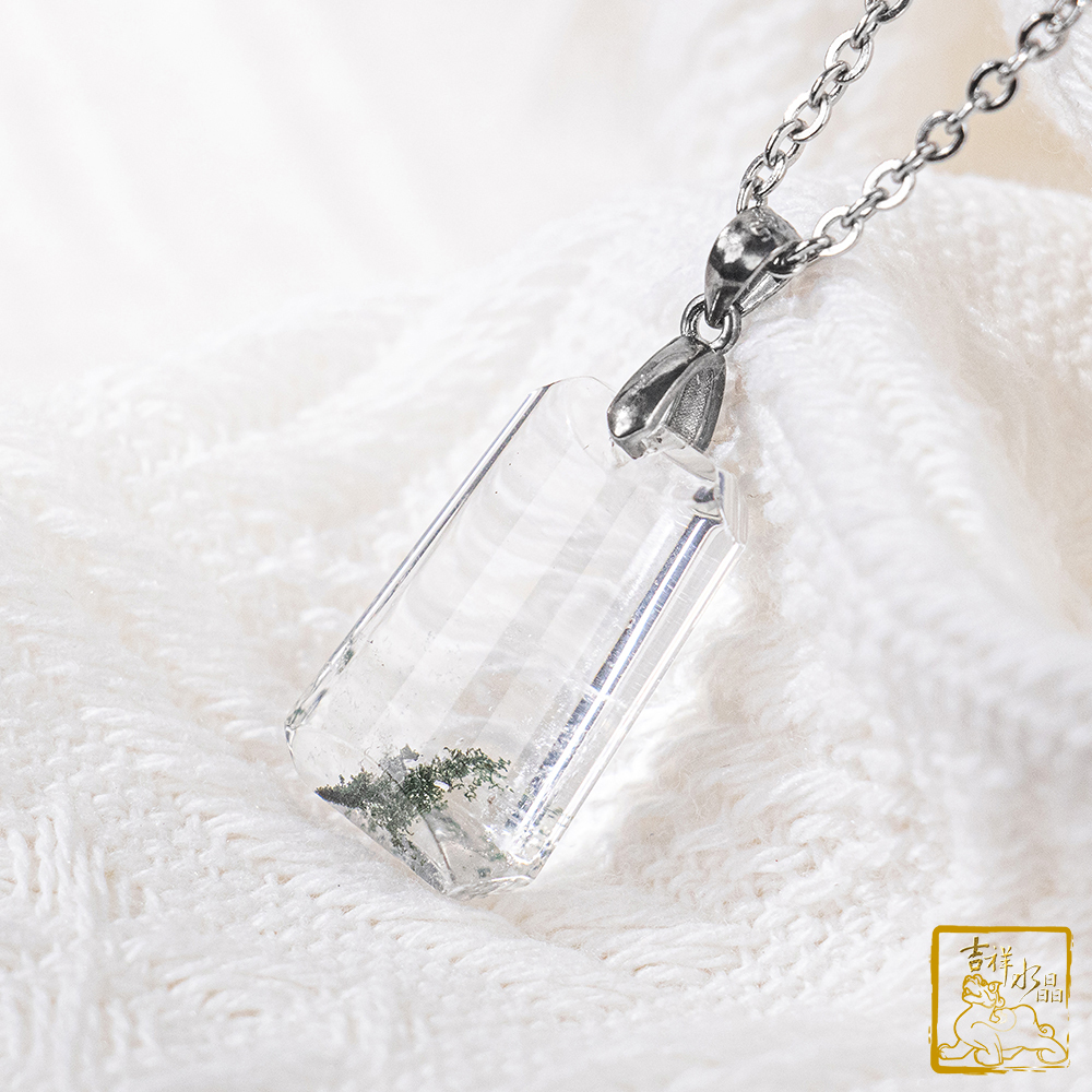 綠幽靈項鍊 3.8g 無事牌墜