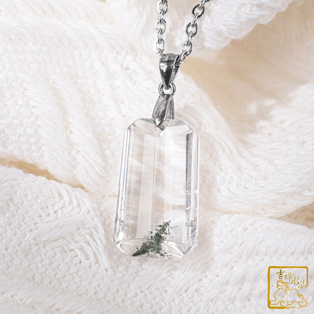 綠幽靈項鍊 3.8g 無事牌墜