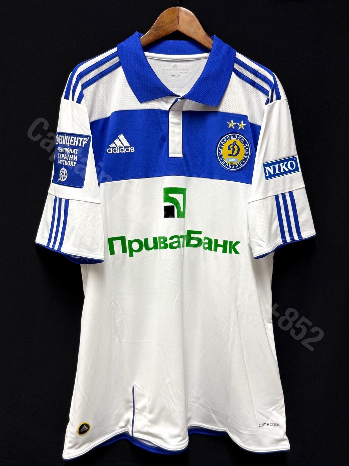 (Player Issue) Kyiv Dynamo 2010-2011 Adidas Home Player Issue Shirt #7 SHEVCHENKO