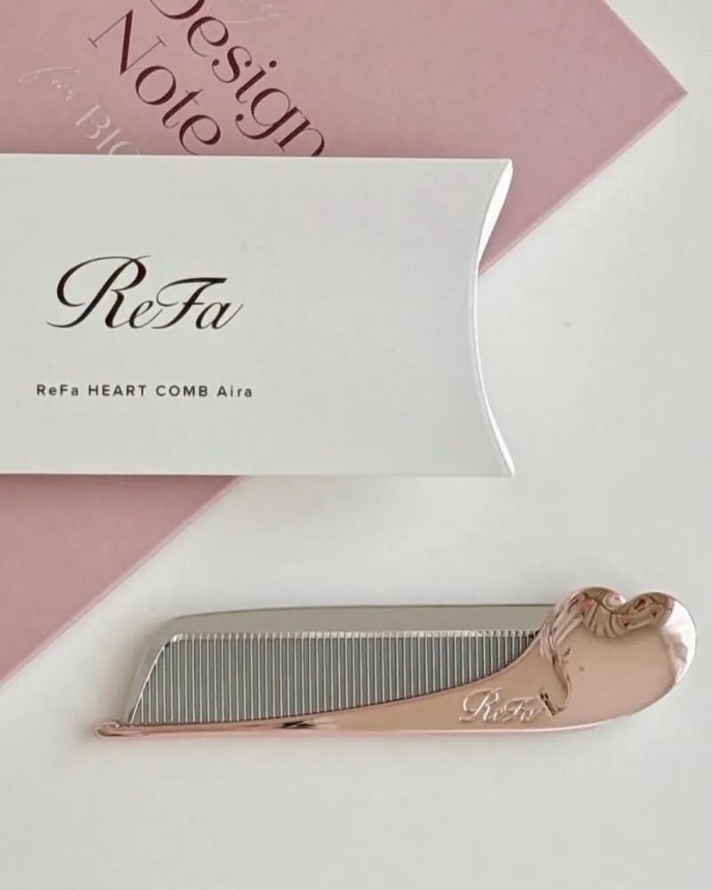 <日本限定🇯🇵> ReFa HEART COMB Aira 愛心防靜電尖尾梳 6色