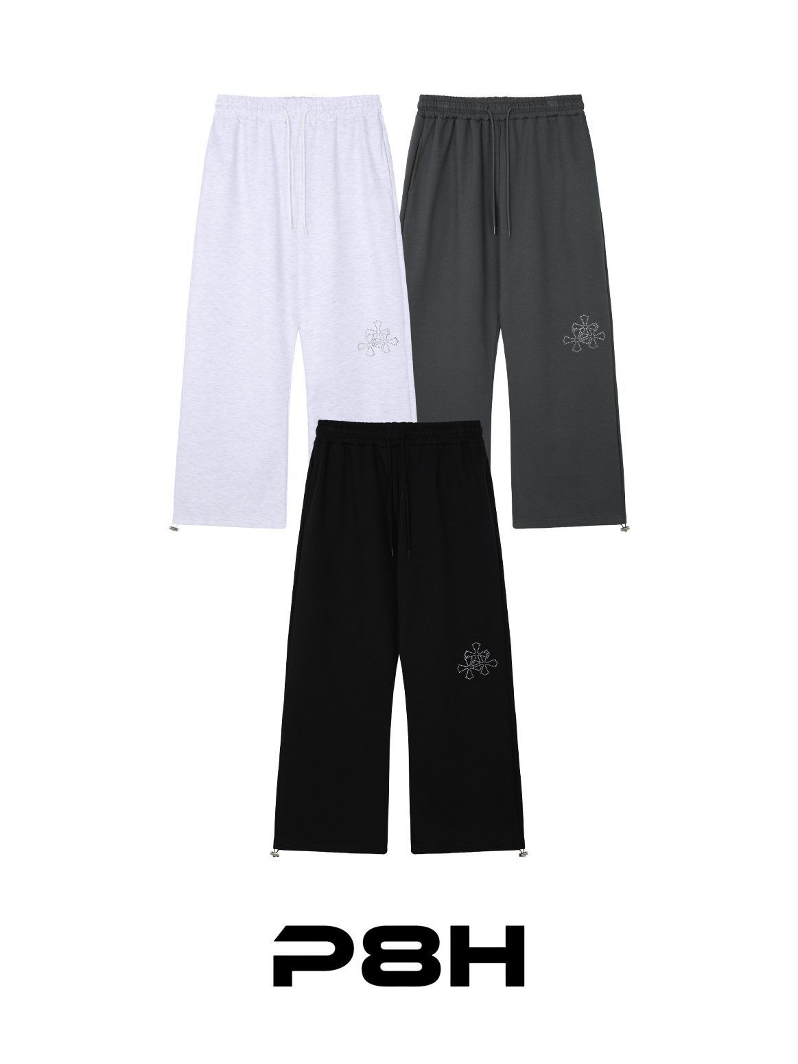 閃石圖案可束腳運動褲 P8H-168P