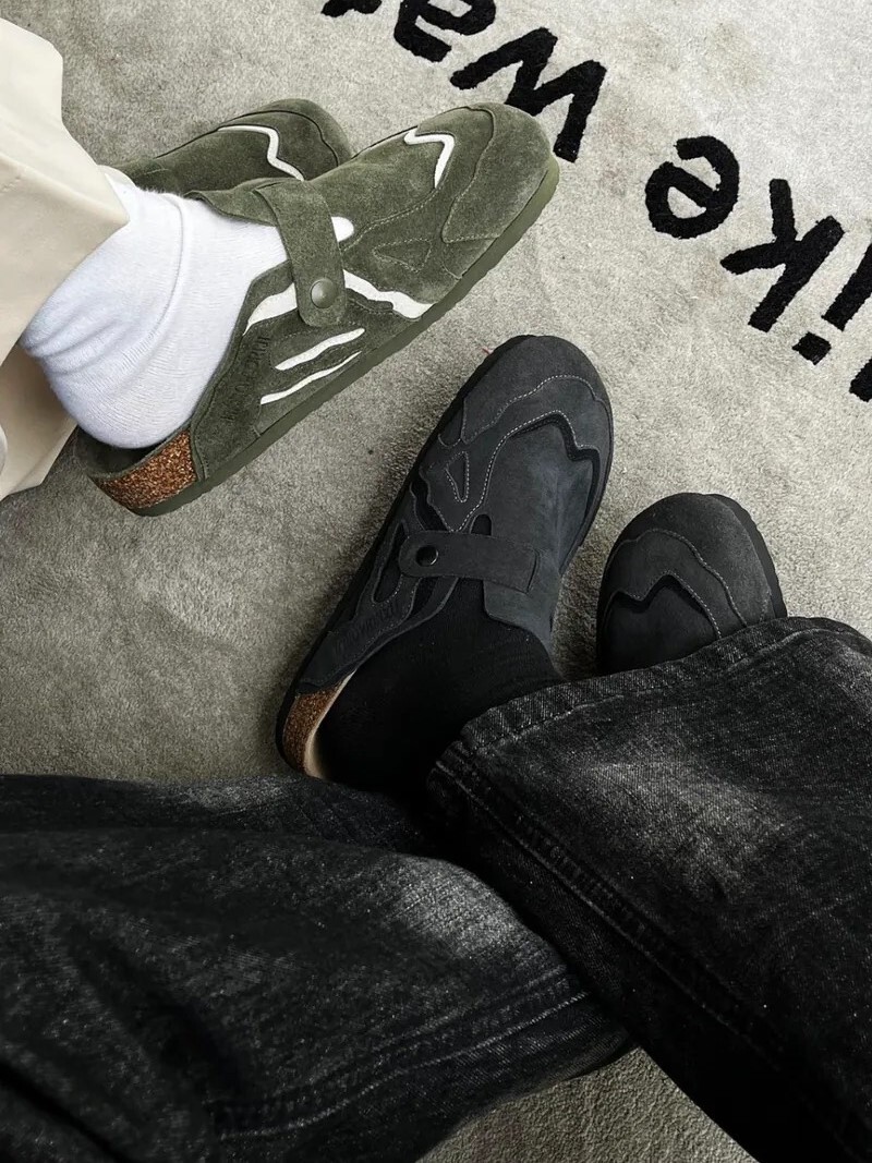 小怪獸 波波嘴造型 勃肯半拖