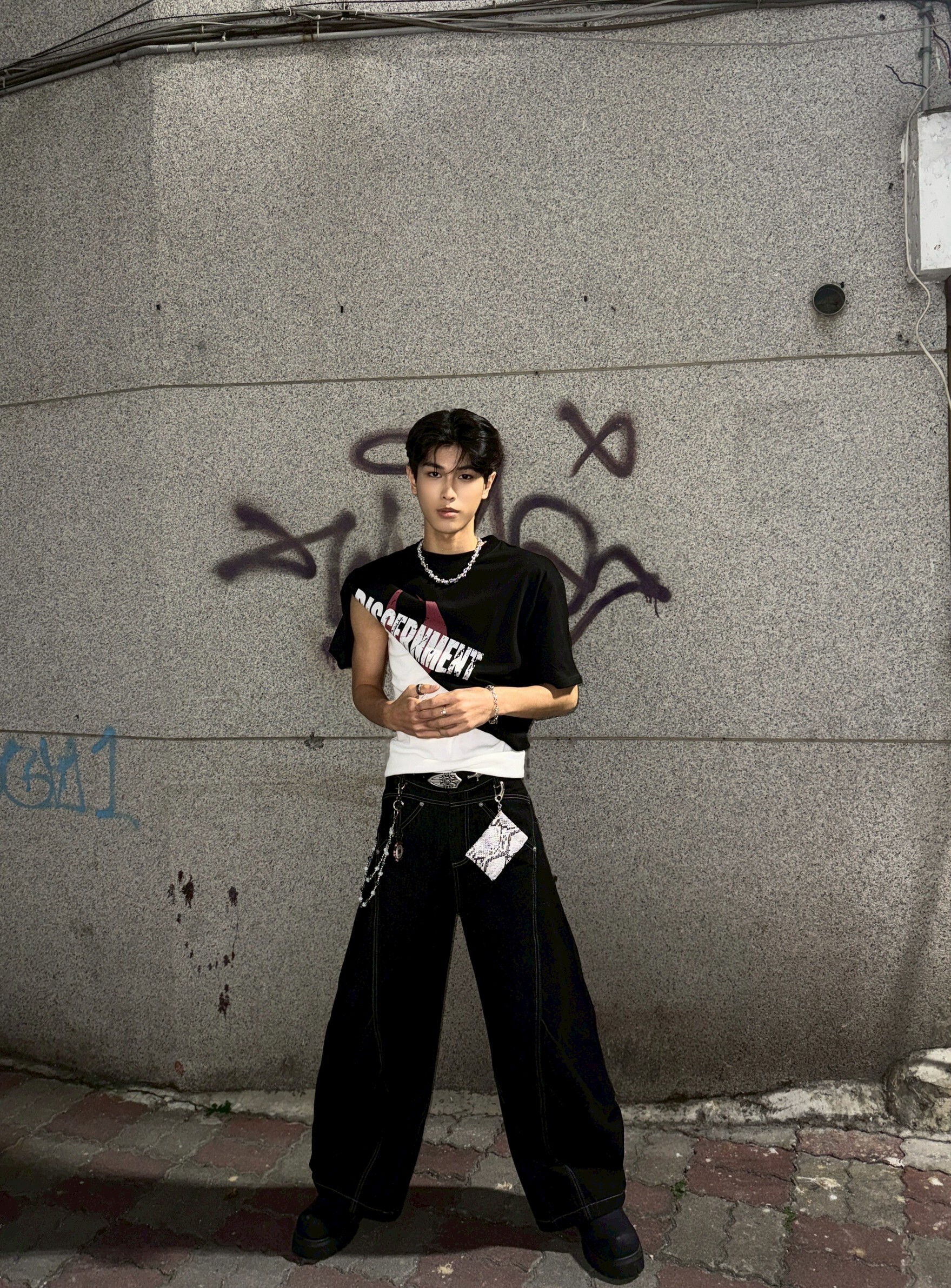 (GOAL) 經典藤蔓十字架皮帶