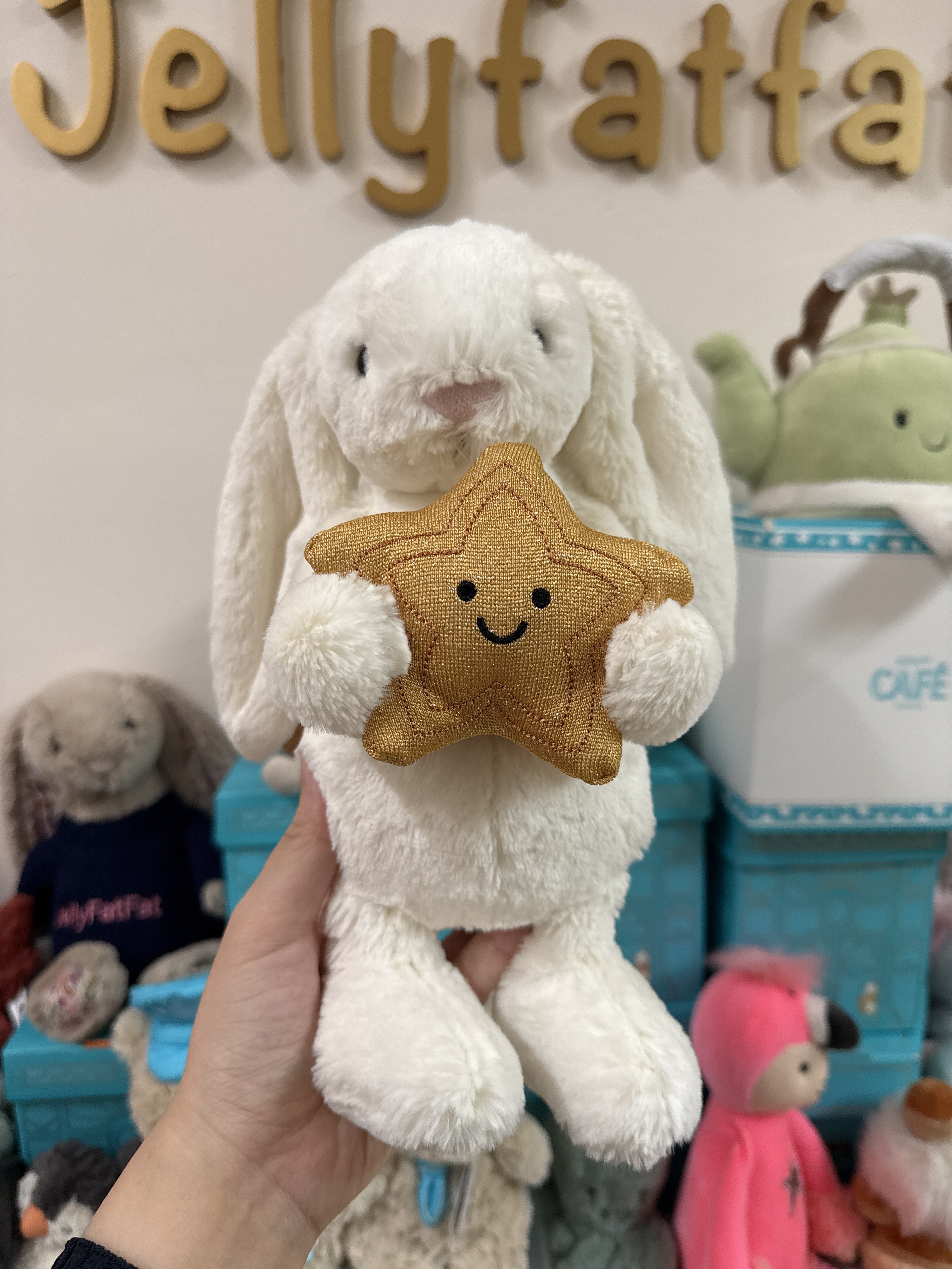 Jellycat Cream Bunny with Star