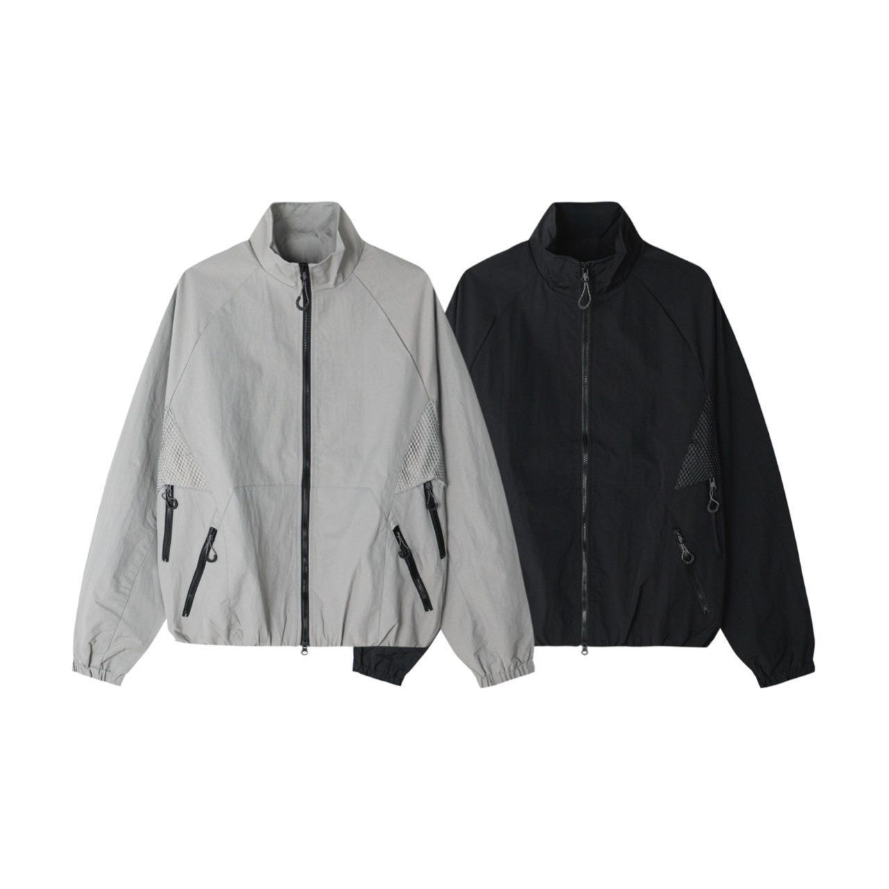 淨色企領拉鍊外套 Veil-089JK