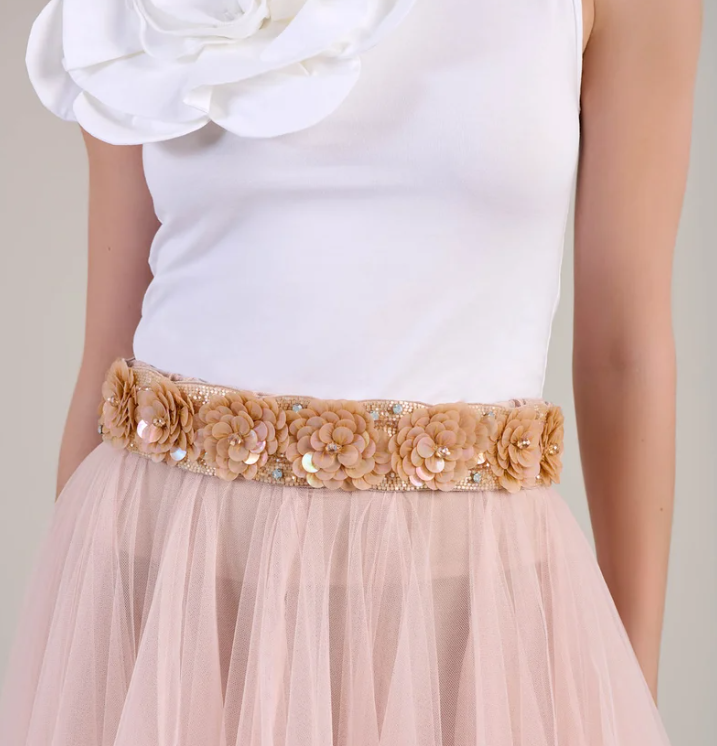 1AF0323-175 [ANNE FONTAINE] Lindsay Belt Nude #P25A003202 (EU)