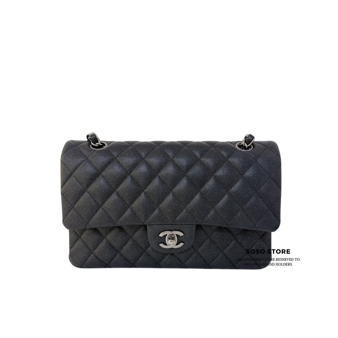 Chanel Classic Double Flap Bag - Black / SHW