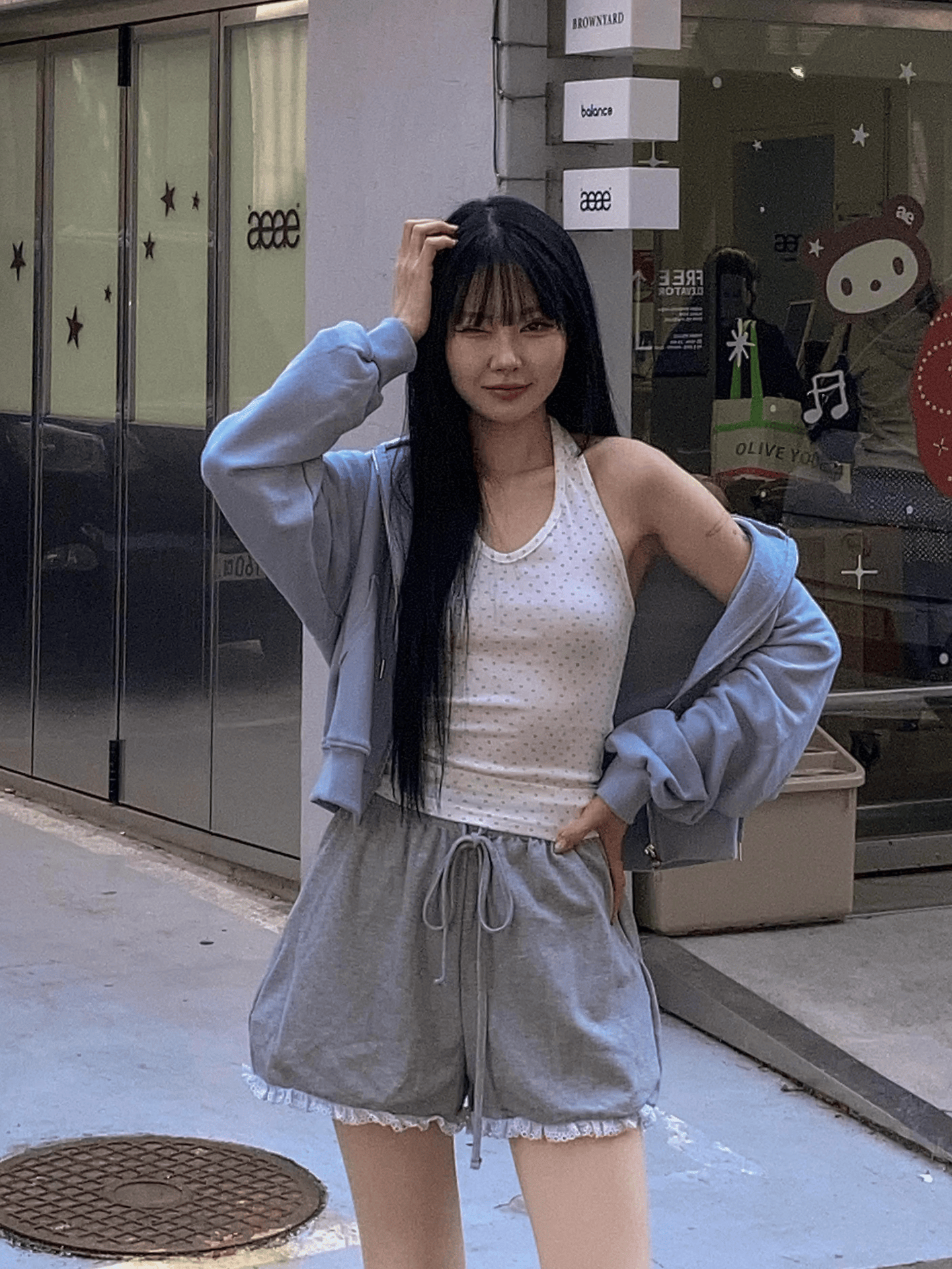 花花波點掛頸背心〈🇰🇷DAY 3〉