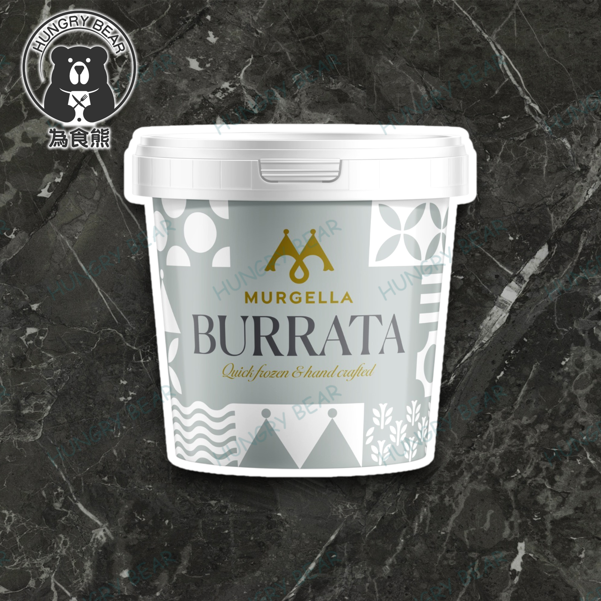 (杯裝) Murgella - 意大利流心水牛芝士  120G  (急凍-18°C) Burrata 布拉塔芝士