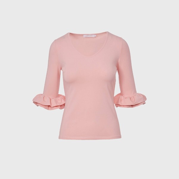 1AF0323-207 [ANNE FONTAINE] Melodie Top Pink #P19F301720 (EU)