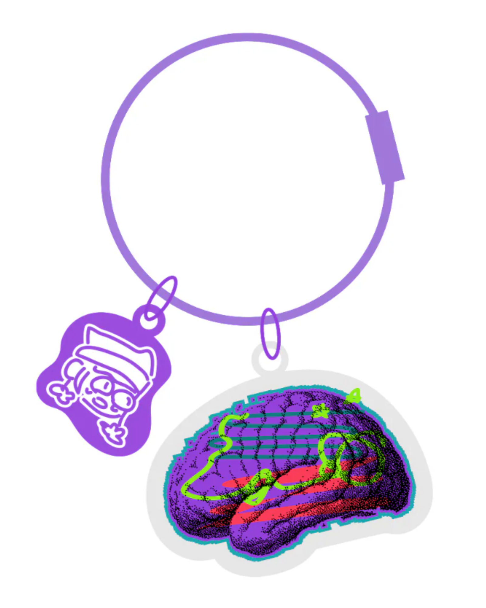 小踢Teewee 精神狀態美麗吊飾